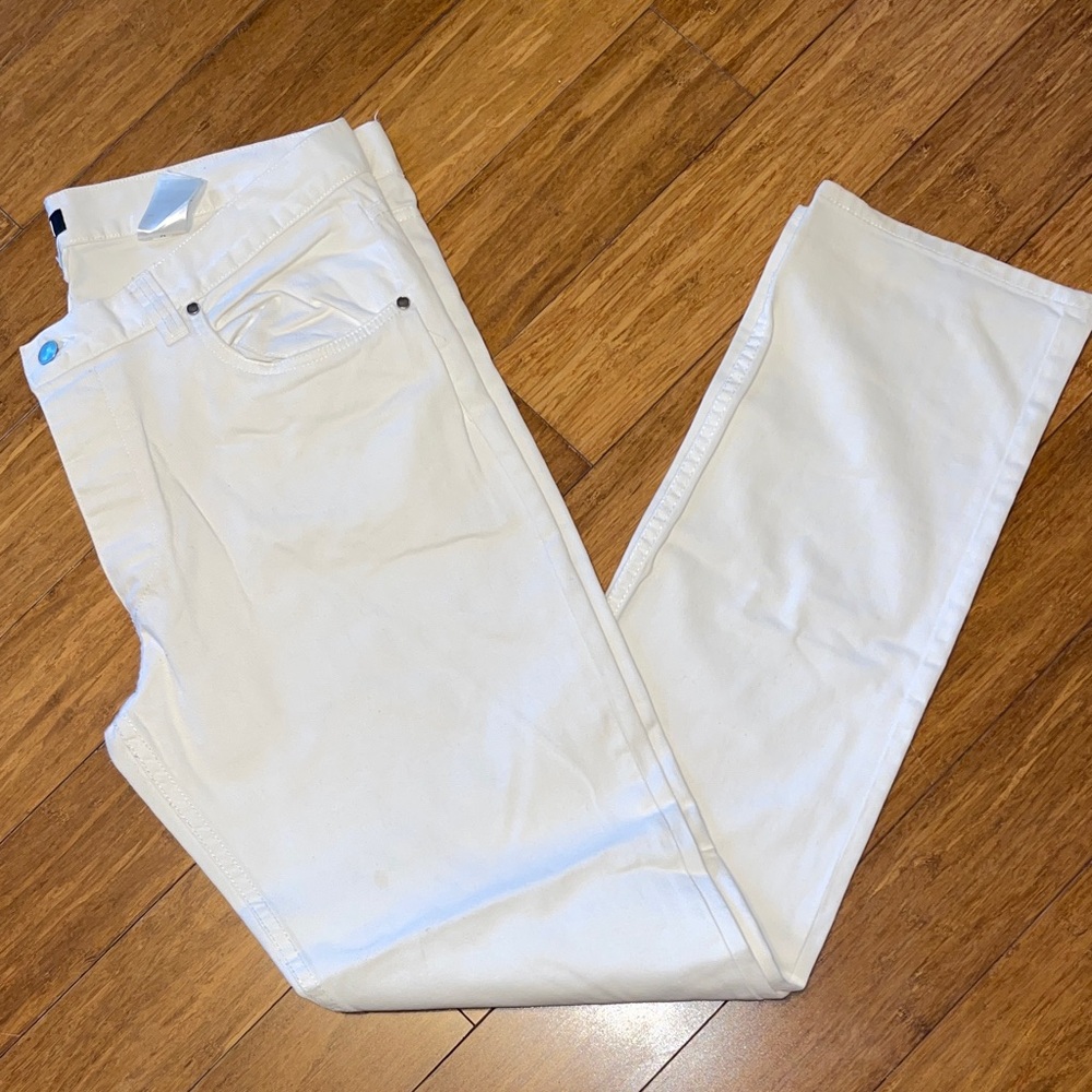 Women’s H&M White Denim Fabric